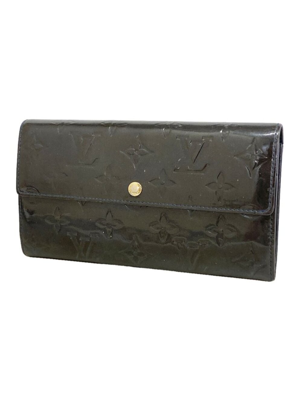 Louis Vuitton Wallet Vernis Portefeuille Sarah Blue Infini